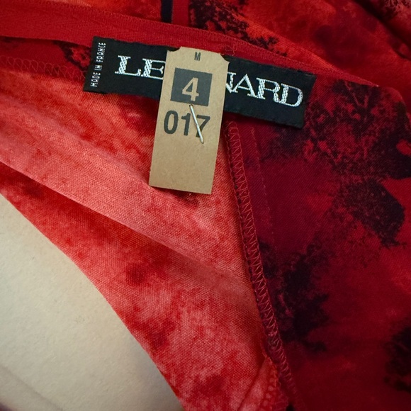 Leonard Paris Vintage Silk Long Sleeve Dress - Picture 9 of 11